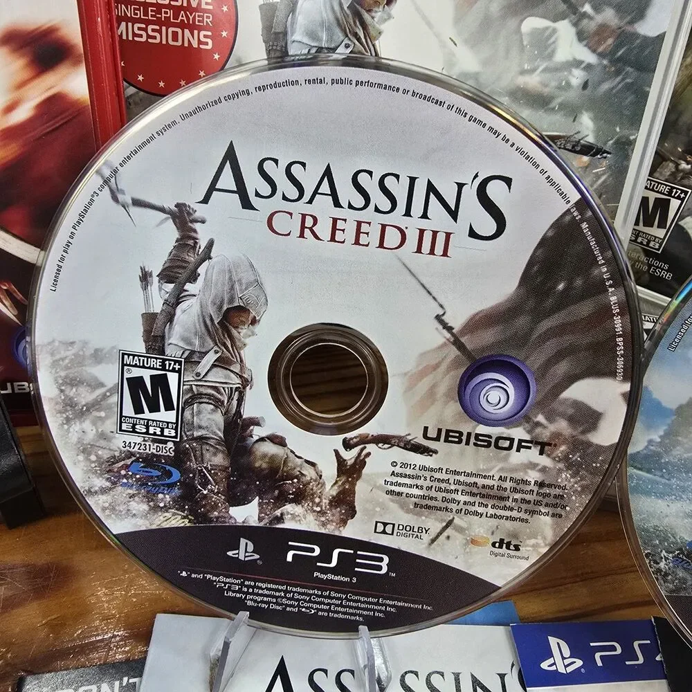 Assassins Creed Lot of 4 (Sony Playstation 3) All CIB Complete and MINTY!